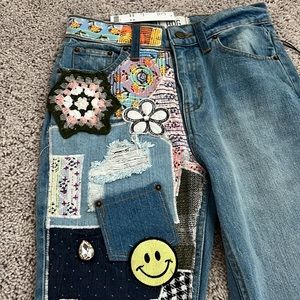 NWT BDG High-Waisted Indigo Craft Flare Jean